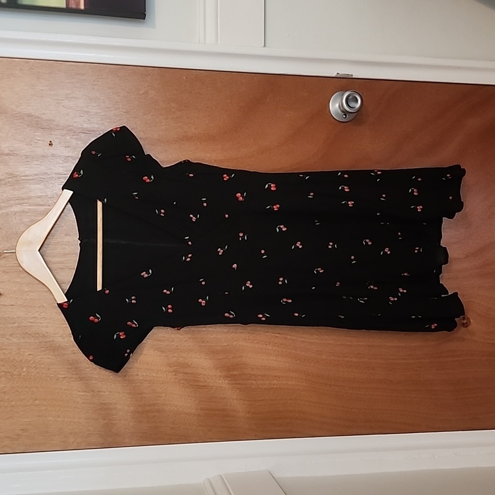Lulus cherry skater dress Medium